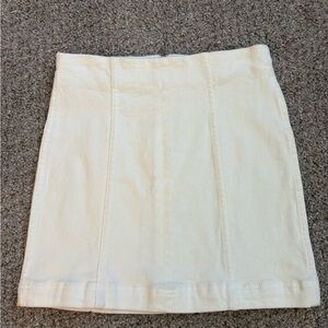 Newbury Kustom White Mini Skirt